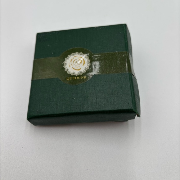 Gold Hoop Earrings with Pearl and Crystal Details holiday gift - Picture 4 of 4